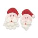 Cheerful Santa Faces Christmas Sugar Decorations (Pack of 196)