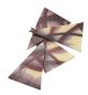 White and Plain Chocolate Triangles