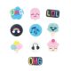 90 Handmade Sugar Decorations - Lol Collection 35mm