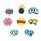 90 Handmade Sugar Decorations - Super Hero Collection 35mm