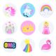 90 Handmade Sugar Decorations - Megical Collection Collection 38mm