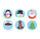 90 Handmade Sugar Decorations - Christmas FriendsCollection Collection 38mm
