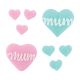 Mother's Day Sugar Decorations - 31 pieces - Boxed 12 - single
