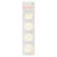 Daisy Cupcake Decorations by Baked with Love - Pack of 96