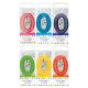 Sparkly Mini Number Candle Number 0 - 45mm
