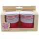 Red Baking Cups - Pack Of 24 - Boxed 3