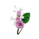 105mm Mini Small Rose Mauve Sugar Flower Spray