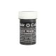Sugarflair Satin Paste Food Colour - Black Magic of 25g