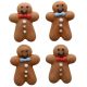 Sugar Decoration - Piping - Gingerbread - Mini Bulk - 26mm