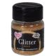 Edible Round Glitter Gold 40g