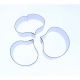 Pansy Petals 3 pc Stainless Steel Icing Cutter