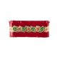 Frill - Christmas - Red/Gold Holly - 22mm