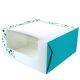 Box Cake Square Confetti Teal - 10 x 5