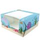 Box Cake Square Mermaid - 10 x 5