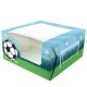 Box Cake Square Football - 10 x 5