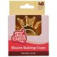 FunCakes Metallic Gold Bloom Baking Cases - Pack of 48