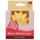 FunCakes Pastel Yellow Bloom Baking Cases - Pack of 48