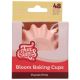 FunCakes Pastel Pink Bloom Baking Cases - Pack of 48