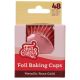 FunCakes Metallic Rose Gold Foil Baking Cases - Pack of 48