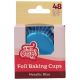 FunCakes Metallic Blue Foil Baking Cases - Pack of 48