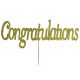 Decorations - Kelsi Marsh - Congratulations - Gold