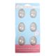 6 Mini Chocolate Egg Moulds - Smooth