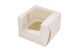 White Single Cupcake/Muffin Box