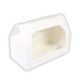 White Window 2 Hole Cupcake Box - Pack of 25