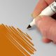 Rainbow Dust - Bright Gold - Double-ended Cake Craft Pen 5g