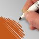 Rainbow Dust - Orange - Double-ended Cake Craft Pen 5g