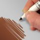 Rainbow Dust - Chocolate - Double-ended Cake Craft Pen 5g