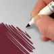 Rainbow Dust - Burgundy - Double-ended Cake Craft Pen 5g