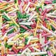 QS Sprinkles Peralised Rainbow Sugar Strands 100g