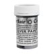 Silver - Edible Matt Paint 20g by Sugarflair