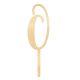 Make A Wish Birch Effect - Letter O Wooden Cake Topper