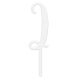 Make A Wish White - Letter I Acrylic Cake Topper