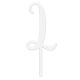 Make A Wish White - Letter L Acrylic Cake Topper