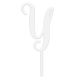 Make A Wish White - Letter Y Acrylic Cake Topper