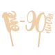 Make A Wish Birch Effect - Number 16 Wooden Cake Topper