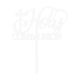 White - Holy Communion Acrylic Cake Topper