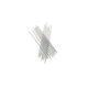 Anniversary House Silver - Extra Tall Metallic Candles With Holders x 16