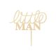 Make A Wish Birch Effect - Little Man Wooden Cake Topper