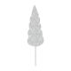 Make A Wish Silver Glitter - Unicorn Horn Acrylic Cake Topper