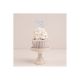 Make A Wish Silver Glitter - Birthday Number 16 Acrylic Cupcake Topper