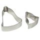 Stainless Steel Cutters - Bell Flower Petal Set of 2