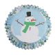 Cupcake Cases Foil Lined - Christmas Snowman Pk/30