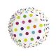 Cupcake Cases Foil Lined - Multicolour Polka Dots Pk/30