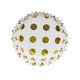 Cupcake Cases Foil Lined - Gold Foil Polka Dots Pk/30