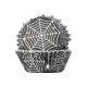 Cupcake Cases Foil Lined - Halloween Spider Web Pk/30