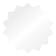 Clear Star Ganache Plate 12 Inch Pack of 2